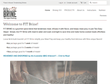 Tablet Screenshot of fitbrine.com